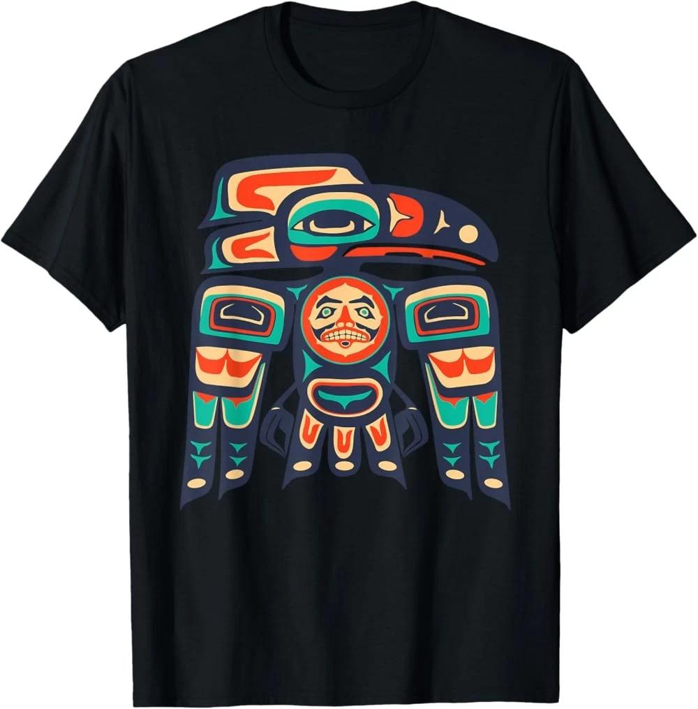Alaska, Raven Haida Tribal Art, Native American Totem T-Shirt