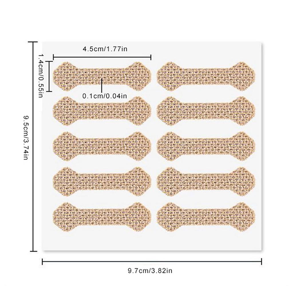 10Pcs Toenail Correction Stickers – Elastic Ingrown Nail Treatment Patch Pedicure Tool