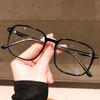 Transparent Computer Glasses Frame Women Men Anti Blue Light Square Eyewear Plastic Hinge Glasses Optical Spectacle Eyeglass