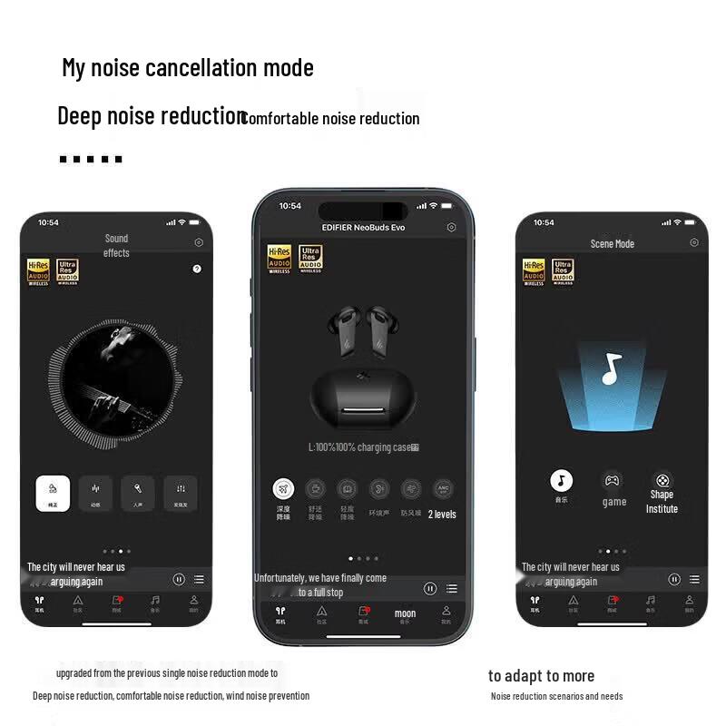 Edifier Беспроводные наушники-вкладыши NeoBuds Evo с шумоподавлением