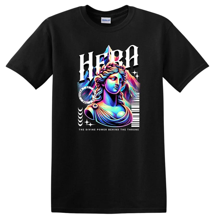 Hera Queen of Olympus Vintage Art T Shirt Graphic Tee for Mythology Lovers