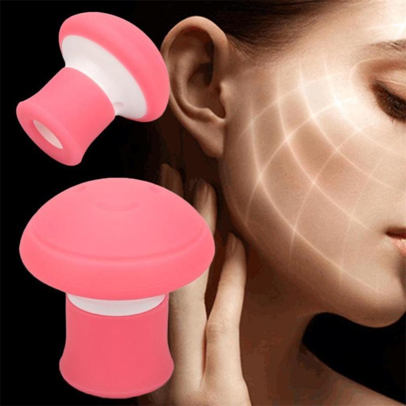 Silicone V Face Facial Lifter Slimming Face Lifter Double Thin Wrinkle Removal Blow Breath Exerciser Masseter Muscle Line Tools