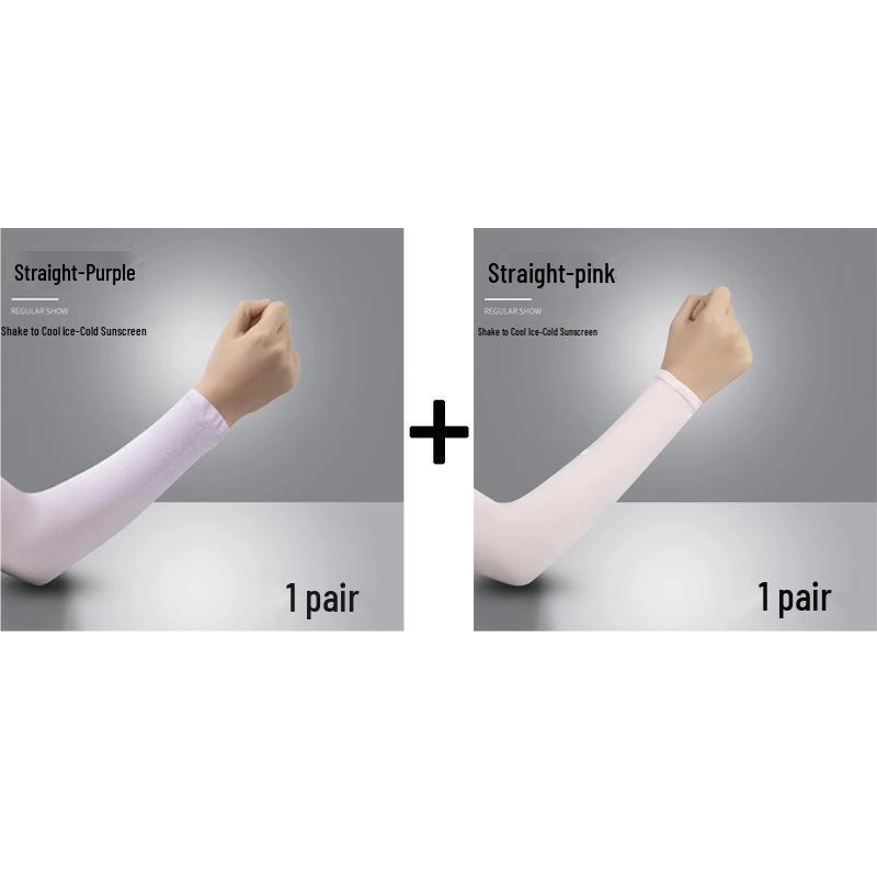 Ледяные рукава с защитой от УФ-лучей для мужчин и женщин - Тонкий стиль, велосипедные перчатки и налокотники