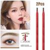 2-piece Waterproof Eyebrow Pencil Long and Lasting Eyebrow Tattoo Color Tone Professional Makeup Eyebrow Pencil XYZ