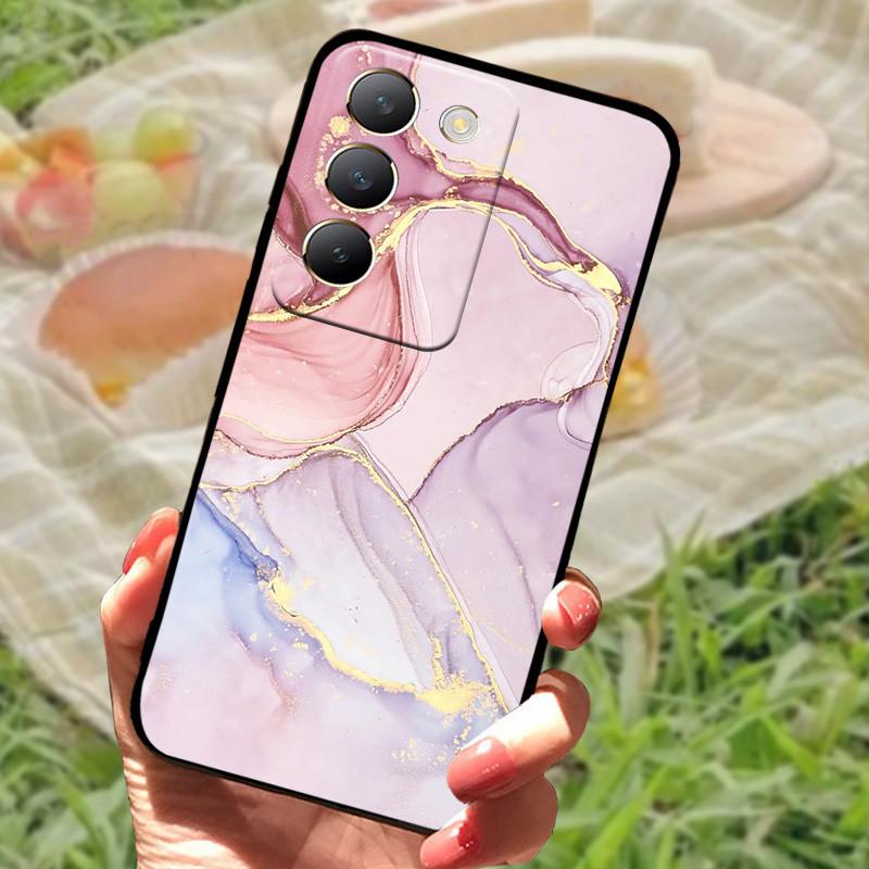 Чехол для vivo V40 SE 2024 Силиконовый бампер Мягкие чехлы для vivo V40 SE 5G Чехлы V40SE Мультяшный Расписной Coque Fundas Защитный