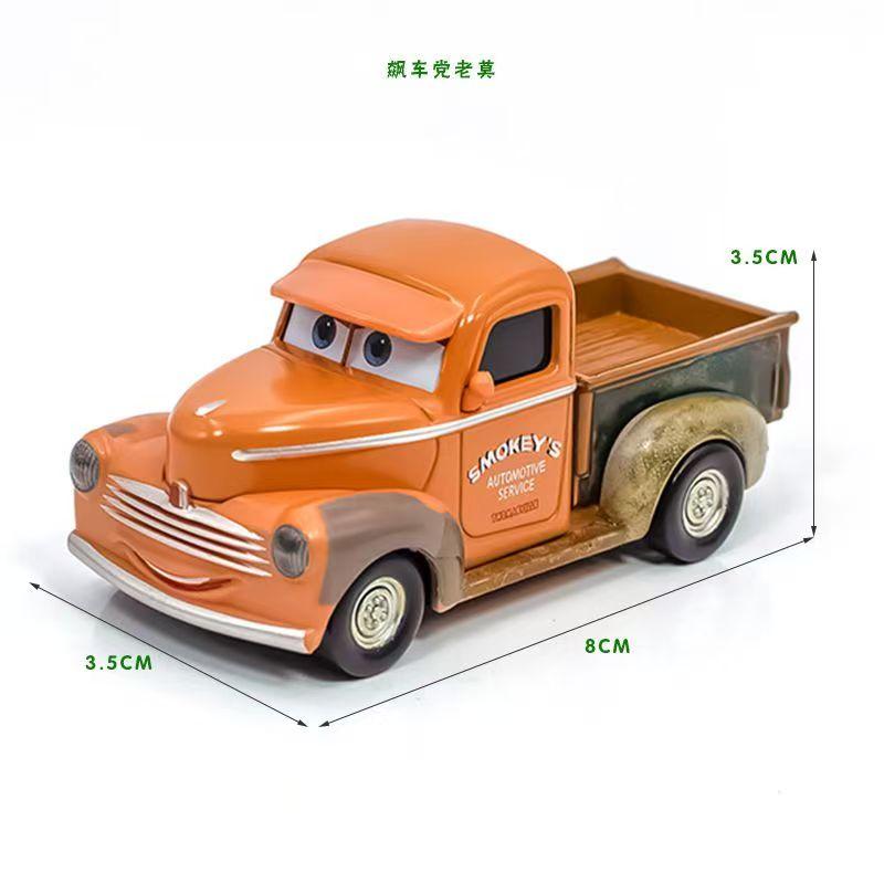 Cars Pixar Cars Toy Lightning McQueen Jackson Storm Mater Sally Sheriff 1:55 Diecast Model Car Collection Toy Birthday Gift