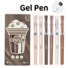 Cute Carbon 0.5mm Black Gel Pen - Quick-Drying Neutral Ink, High-Value Liquid Ballpoint