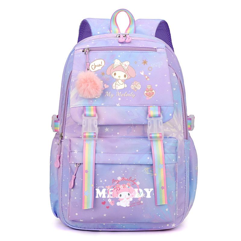 Melody Melody Sweet Cartoon Printed School Bag Primary School Junior High School Student Large Capacity Backpack
