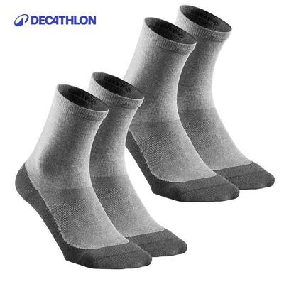Дышащие хлопковые носки для хайкинга унисекс Decathlon (2-Pack)