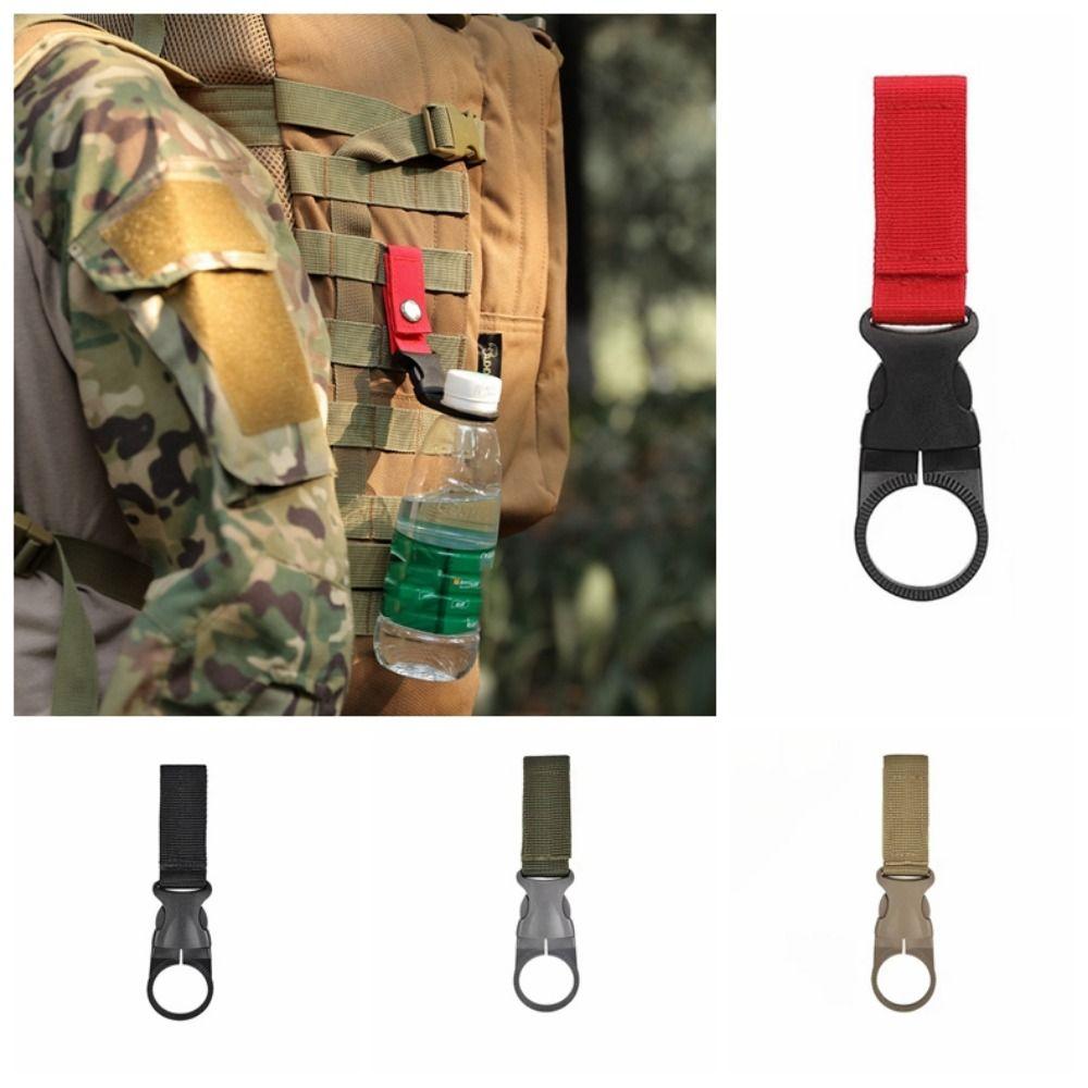 Backpack Buckle Water Bottle Holder Clip Carabiners Webbing Buckle Hook Outdoor