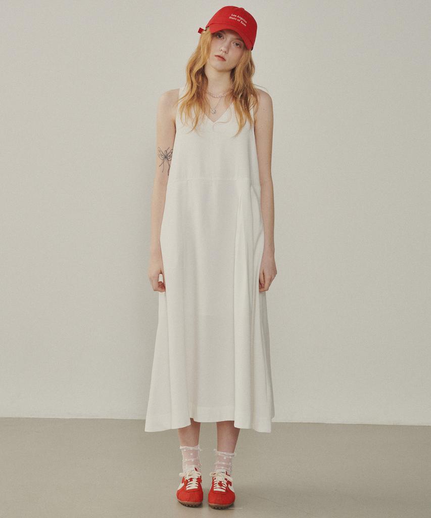Melly And Rose Flare Long Dress (315300)_White