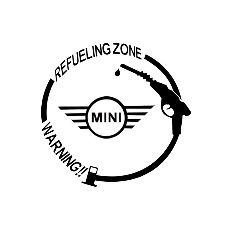 Виниловые светоотражающие наклейки на крышку бензобака с эмблемой автомобиля, аксессуары для Mini Cooper One S Clubman R50 R53 R56 R60 F55 F56 R57 R58 R59