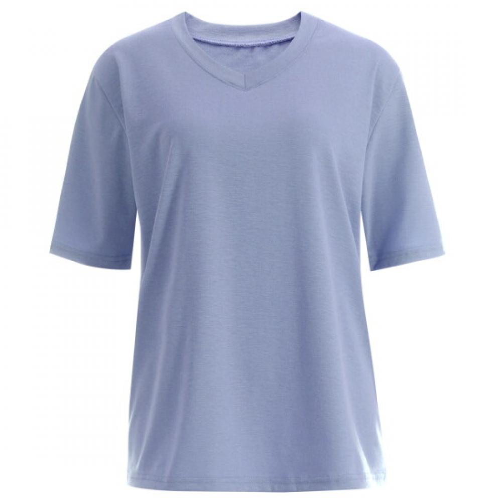Shop Women Basic V Neck T shirT Sora Dai Wsh 1418