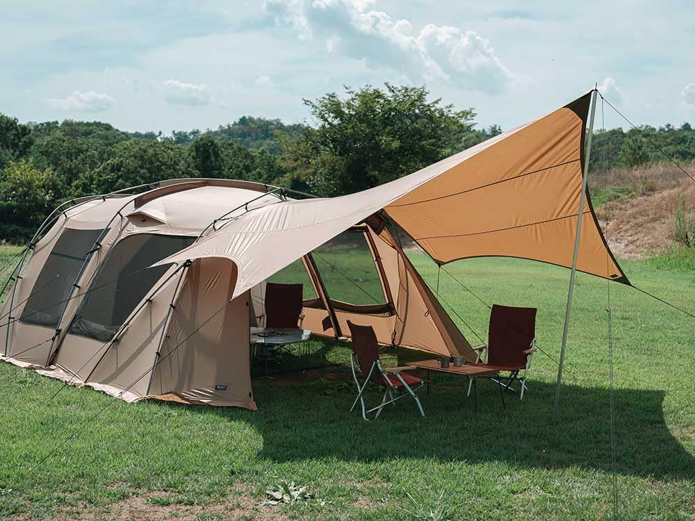 Snow Peak Connect Tarp Hexa Edition for the 2023 Autumn Snow Peak Pro.air FES-255 (Limited Festival)