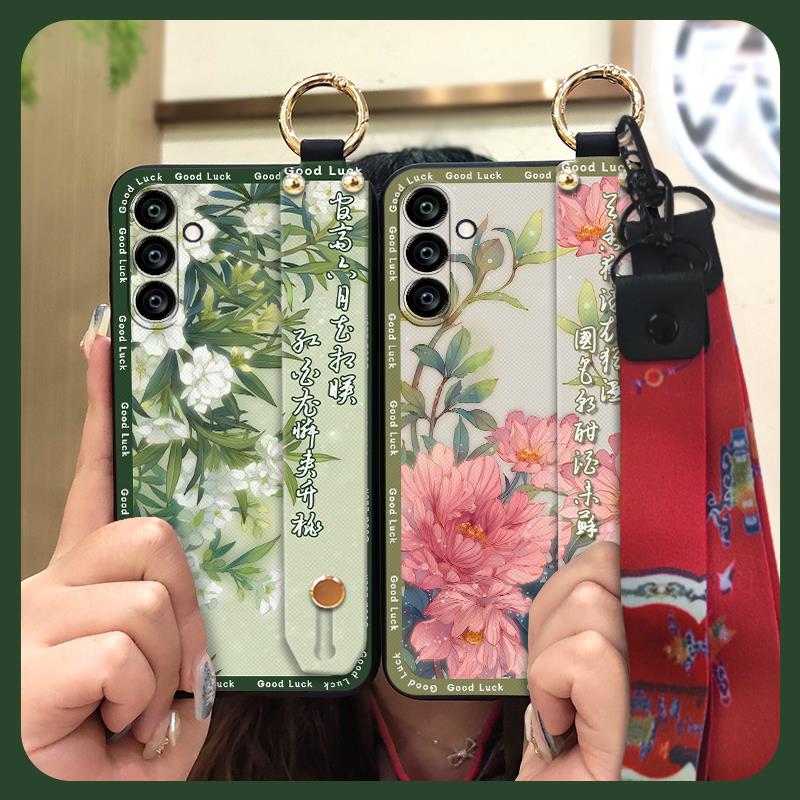 Kickstand Protective Phone Case For Samsung Galaxy A24/SM-A245F/A25 5G Phone Holder Wrist Strap Waterproof Anti-dust