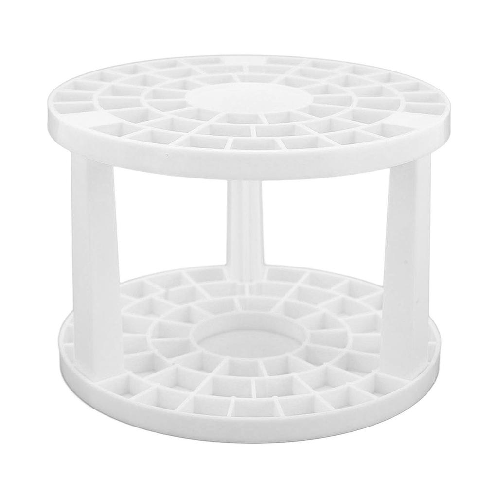 Подставка-органайзер для кистей для макияжа с 49 отверстиями, большой вместимости, многофункциональный держатель для ручек для нейл-арта, для дома, магазина, офиса, белый