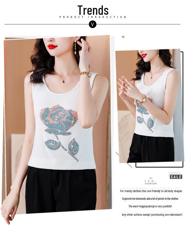 Женская ромбовидная майка: Жилет без рукавов, облегающий, большого размера, эластичный, на весну и лето