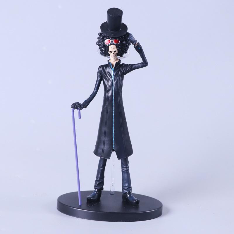 Аниме Фигурка ONE PIECE Робин Нами Усопп Чоппер Брукк Черное Платье Стоячая Модель Игрушка ПВХ Детский Подарок Коллекция