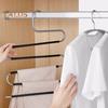 Stainless Steel Pants Rack Multi-layer Coat Hanger Organizer Strong Load-bearing Multi-Functional Hanger Trouser Storage Rack