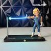 Genuine Nikolatoy  Vegeta Super Saiyan Kamehameha Wave Magnetic Light Lamp Model Anime Peripheral Gift