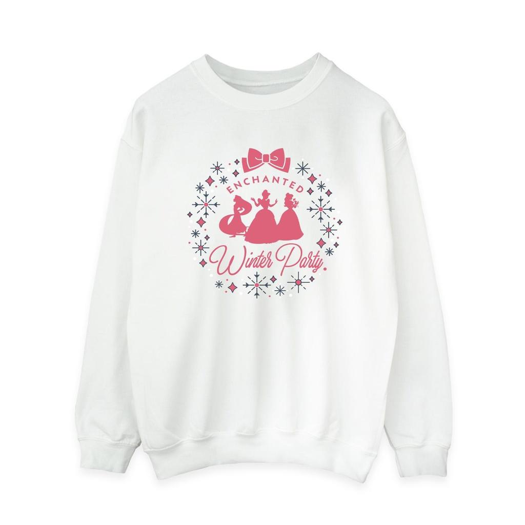 Disney Womens/Ladies Princess Winter Party Sweatshirt
