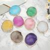 Irregular Multi Colour Resin Jewellery Tray Home Storage Desktop Clutter Ring Necklace Organis Nail Art Palette Randomly Send Co