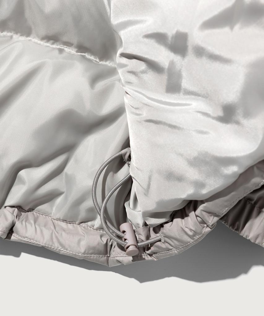CHAMPION 2-Way Puffer Down Jacket Light Grey