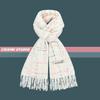 Korean Version of The New Atmosphere Imitation Cashmere Color Thread Tassel Scarf Women's Winter Warm Versatile Shawl Dual Purpose Scarf Trendy