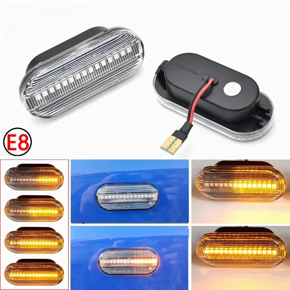 NEW 2pcs For SEAT Ibiza 6L Cordoba Toledo Leon MK1 MK2 LED Dynamic Side Marker Light Turn Signal Light for Octavia