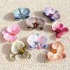 Headdress Simulated Flower DIY Jewelry Making Craft Butterfly Orchid Flower Brooch Gift