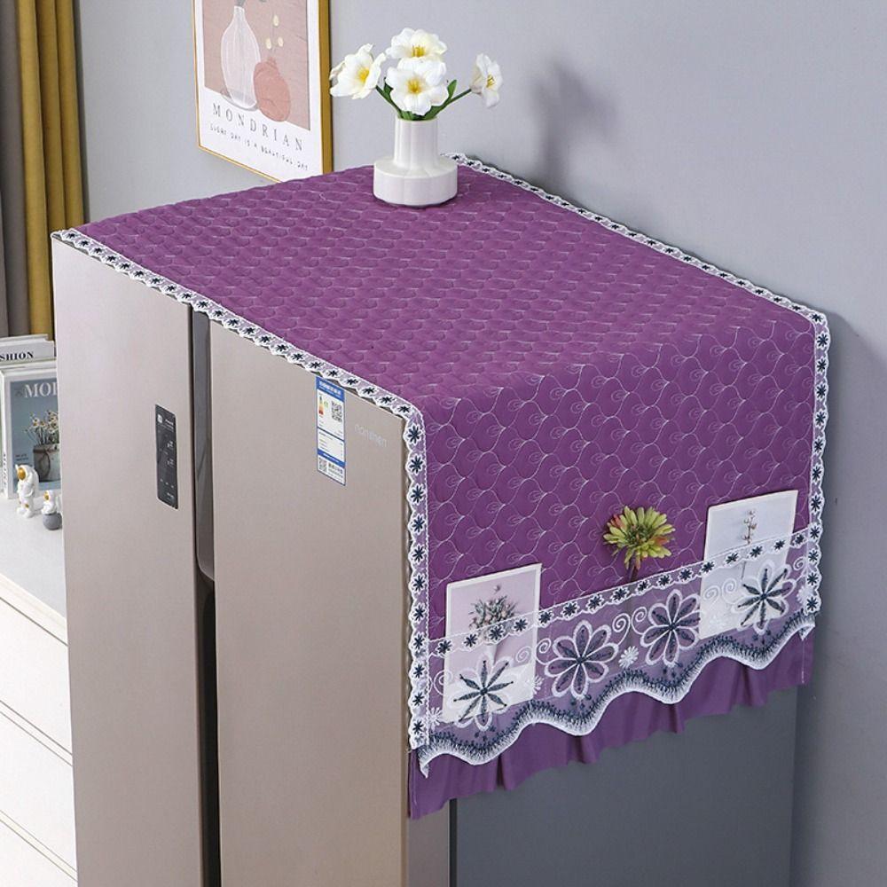 55x140cm Cabinet Decoration Cover Single Door Refrigerator Protection Cover
