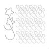 100 Pieces Christmas Tree Hooks Hangers Hanging for Decorations