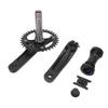 Kids Cycle Crankset with Bottom Bracket Hollow Integrated BCD104mm 34T Aluminum Alloy Cycle Chainring Crank Arm Set