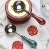 2Pcs Wax Seal Stamp Spoon Sealing Wax Melting Spoon Heat-resistant Vintage Envelope DIY Craft Wedding Party Invitations Wax Stamp Warmer Spoon