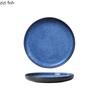 Керамическая плоская тарелка Kiln Changes Салатная тарелка Тарелка для стейка Тарелки для закусок Тарелки для приготовления пищи Молекулярная кухня Креативная посуда