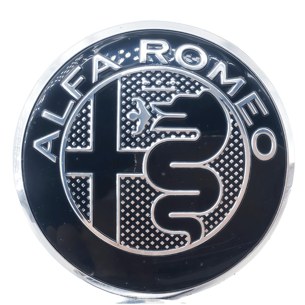 1PCS Alfa Romeo Giulia Wheel Center Stickers 40mm/50mm/56mm/60mm Car Emblem Wheel Center Covers Steering Wheel Decoration zw1