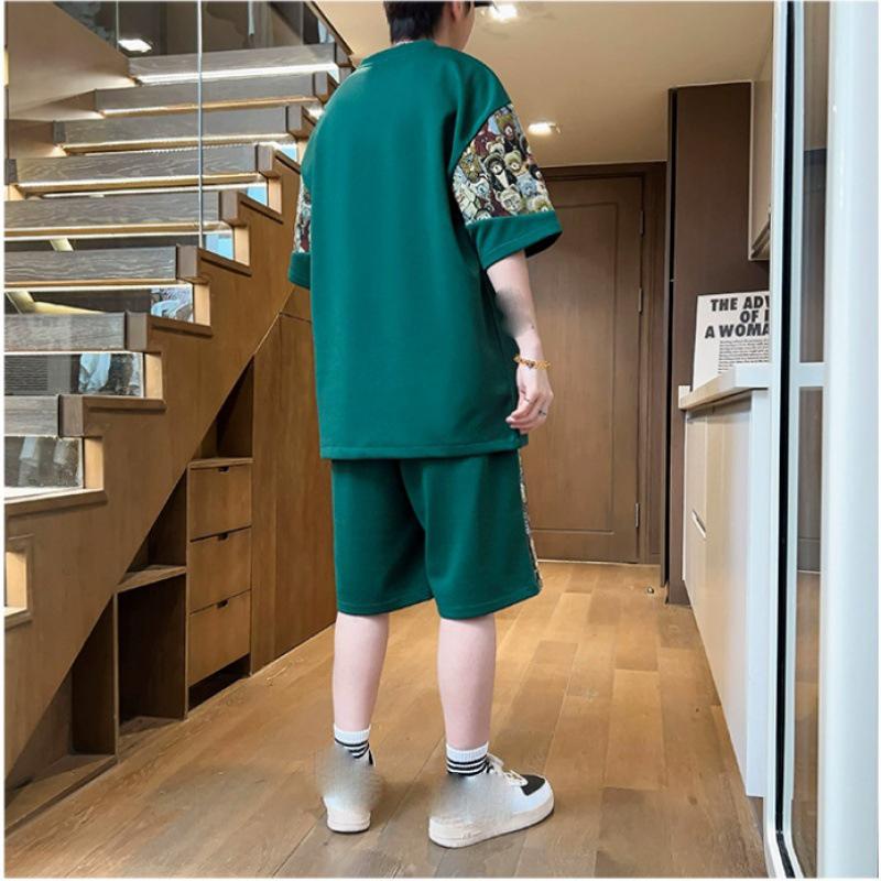 Футболки Шорты Летняя мода Спортивная одежда Мужские повседневные комплекты Модные рубашки