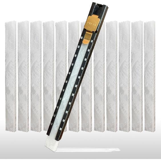 Soapstone Holder with 20 Pcs Flat Soapstone Pencil Refills Sticks for Welding Welders Marker Marking