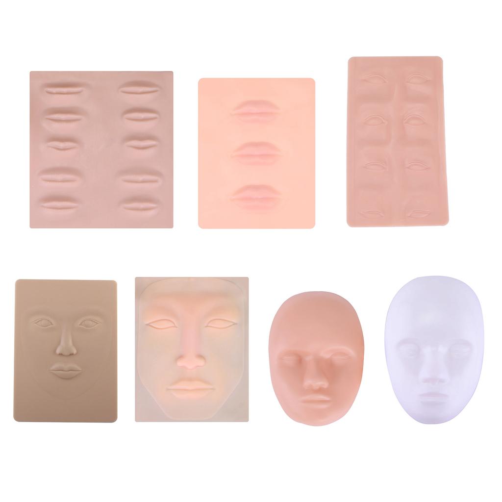 Многоразовая практика силиконовая кожа губы для перманентного макияжа татуировка эластичность человеческих губ микроблейдинг PMU-обучение для начинающих