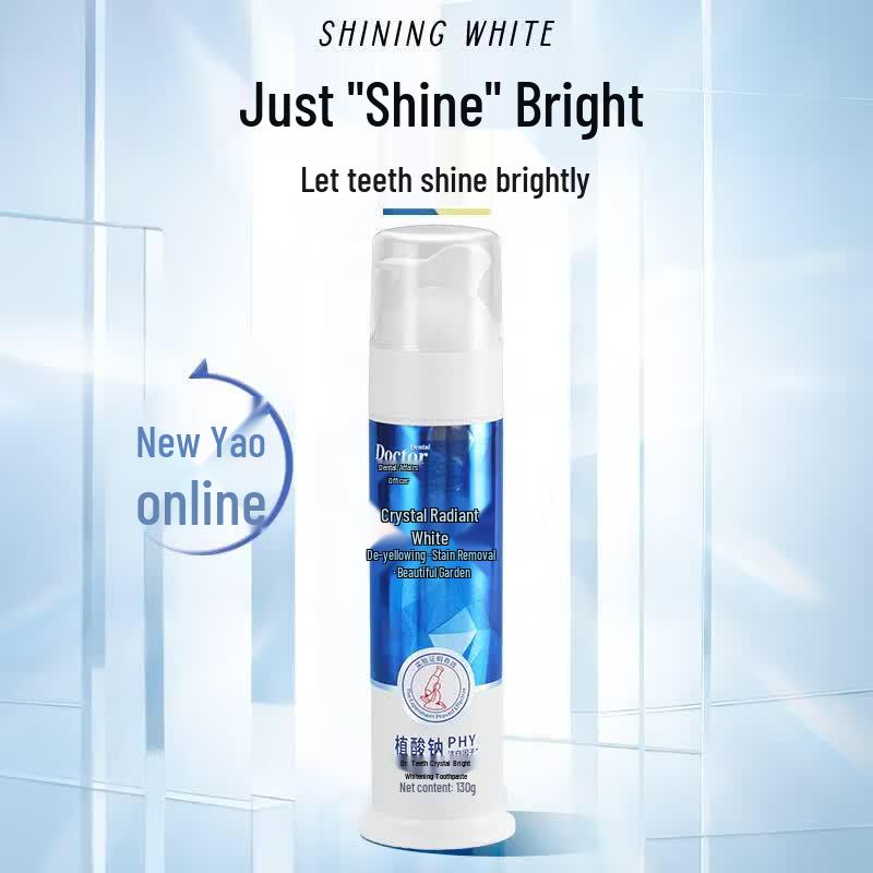 Доктор. Зубная паста Tooth Crystal Bright Whitening с помпой