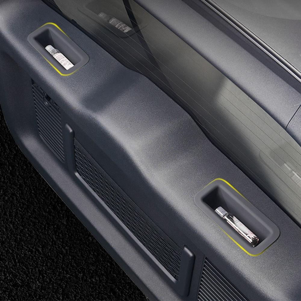 2 Pcs For BYD Leopard 5 Tailgate Silicone Storage Box Car Modification Accessories Original Car Color Storage Anti Scratch Pad