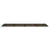 Door Canopy Black 350 x 100 cm Polycarbonate