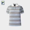 Fila Женская вязаная теннисная футболка-поло с коротким рукавом