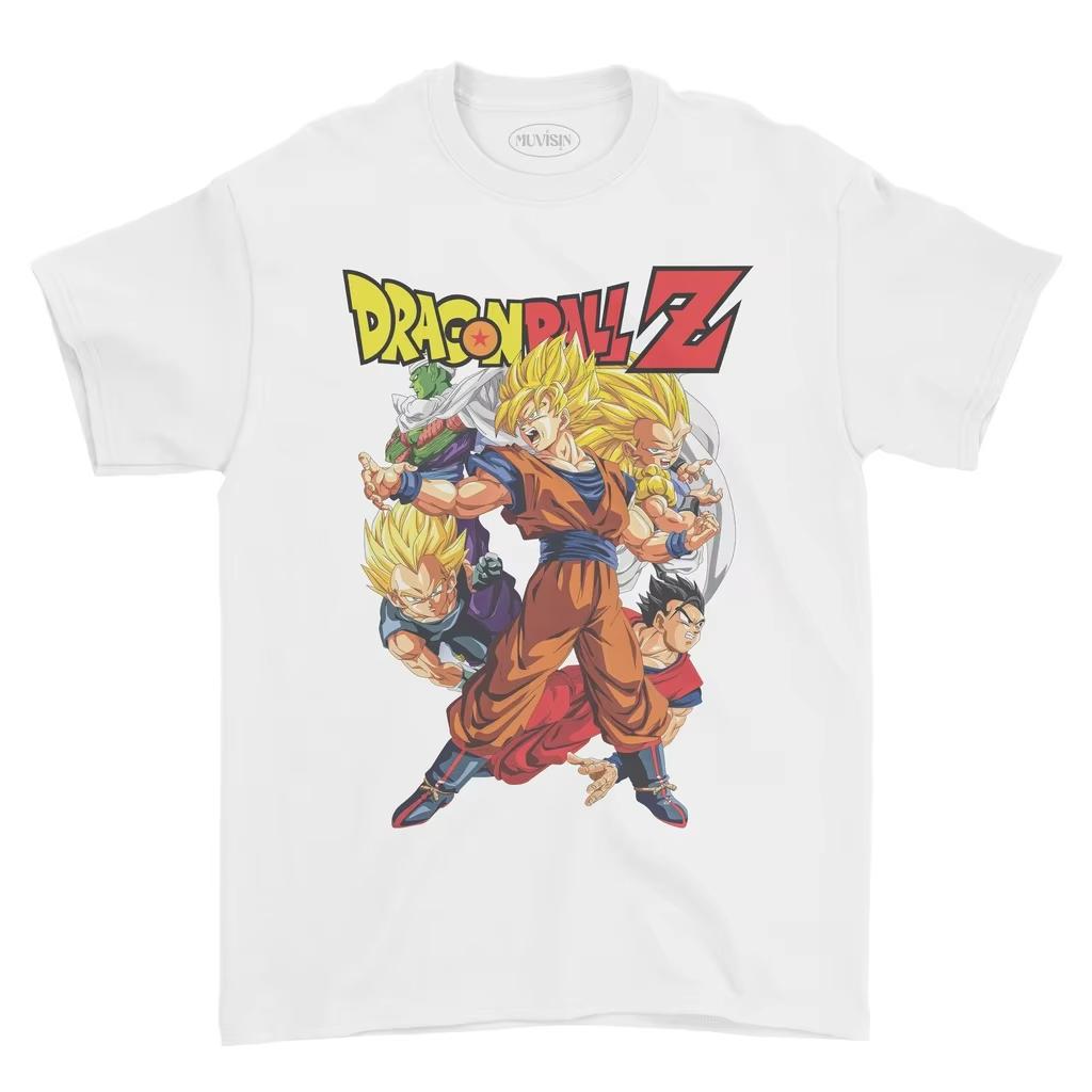 Japanese Animation Dragon Ball Z Printed Short Sleeve Tshirt Unisexs and Womens Tshirt Unisexs Top Sports Tshirt Harajuku Y2K Te