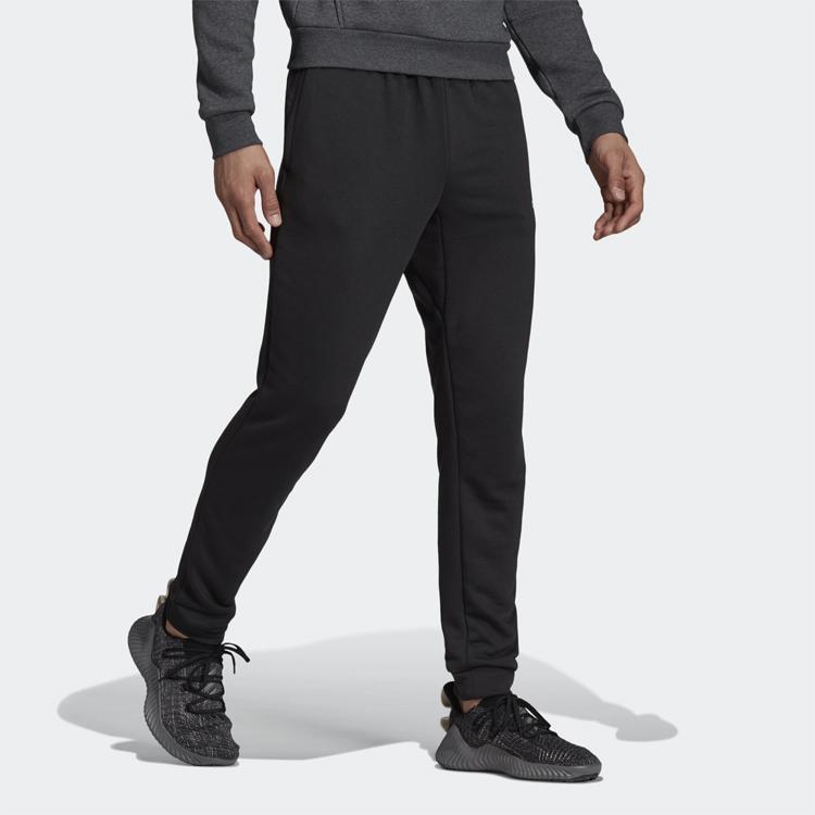 adidas Спортивные повседневные трикотажные брюки мужские низ черный EI5564