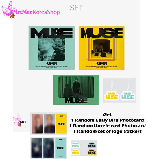 BTS Набор альбомов Jimin MUSE + версия Weverse (С Weverse POB)