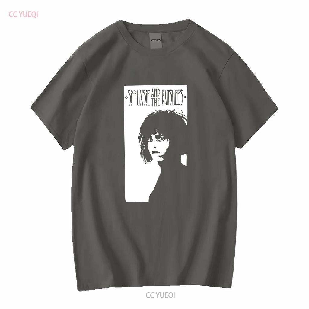 Футболка Siouxsie and Banshees с длинным или коротким рукавом винтажная стираная мужская дизайнерская одежда мягкий стильный топ для повседневной носки