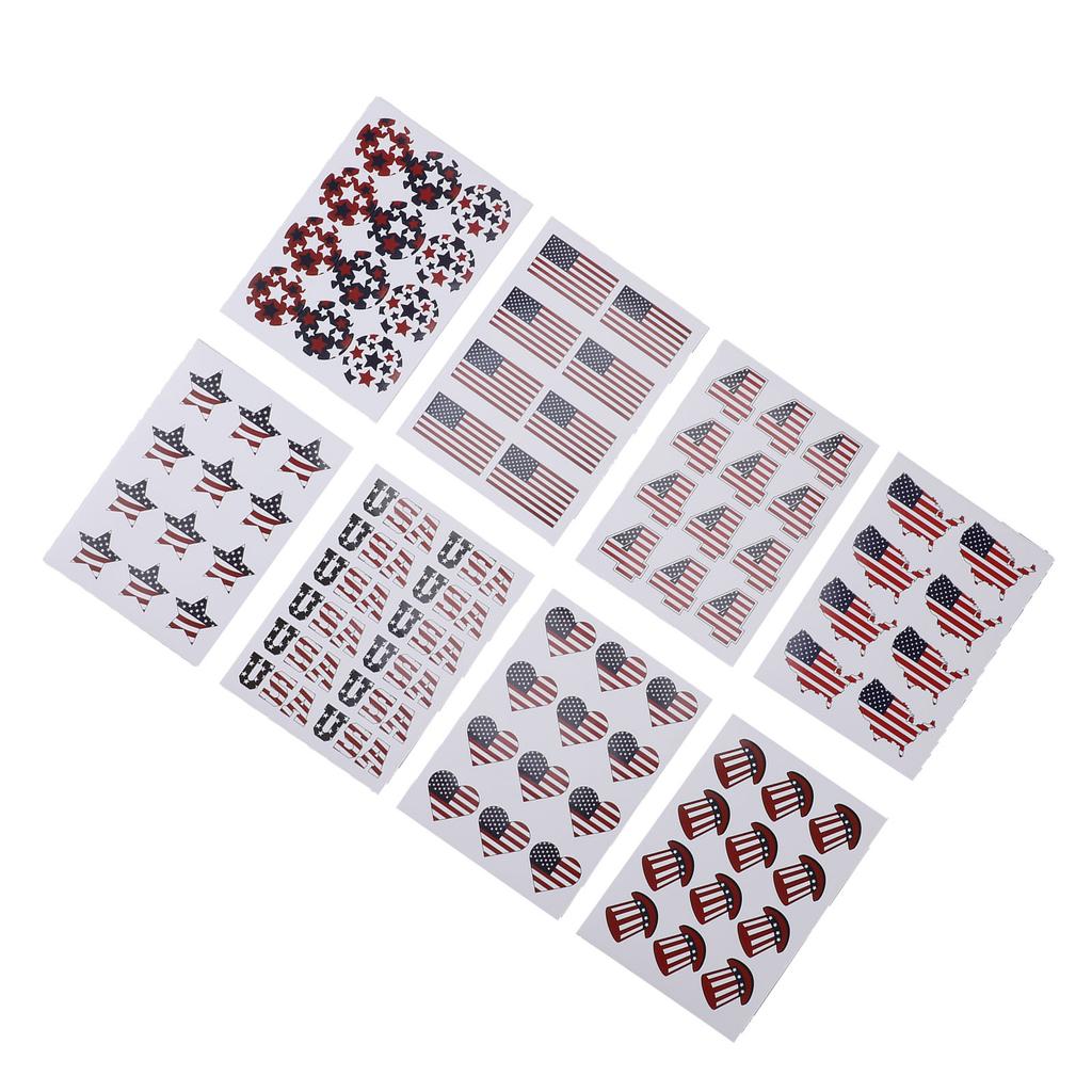48 шт. наклеек 4 июля патриотический флаг США День независимости украшение скрапбукинг часть