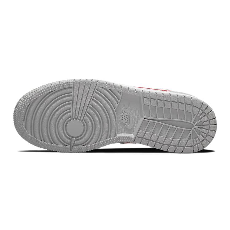 Jordan 1 Низкий SE Дымчато-серый Спортивный красный GS DM0589-016