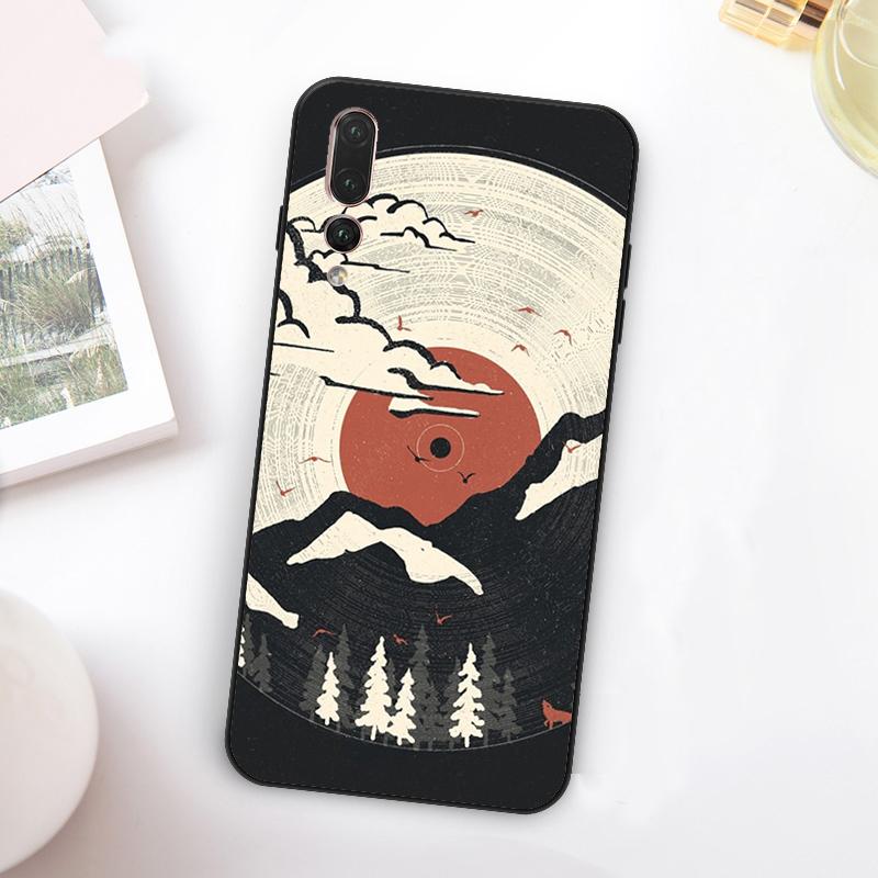 Чехол 'Дикие Горы Лунное Озеро' для Huawei Nova Y73 Y72 Y90 Y70 Y60 Y91 Y61 12s 12i 11i 8i 9 10 SE P60 P30 Pro P40 Lite